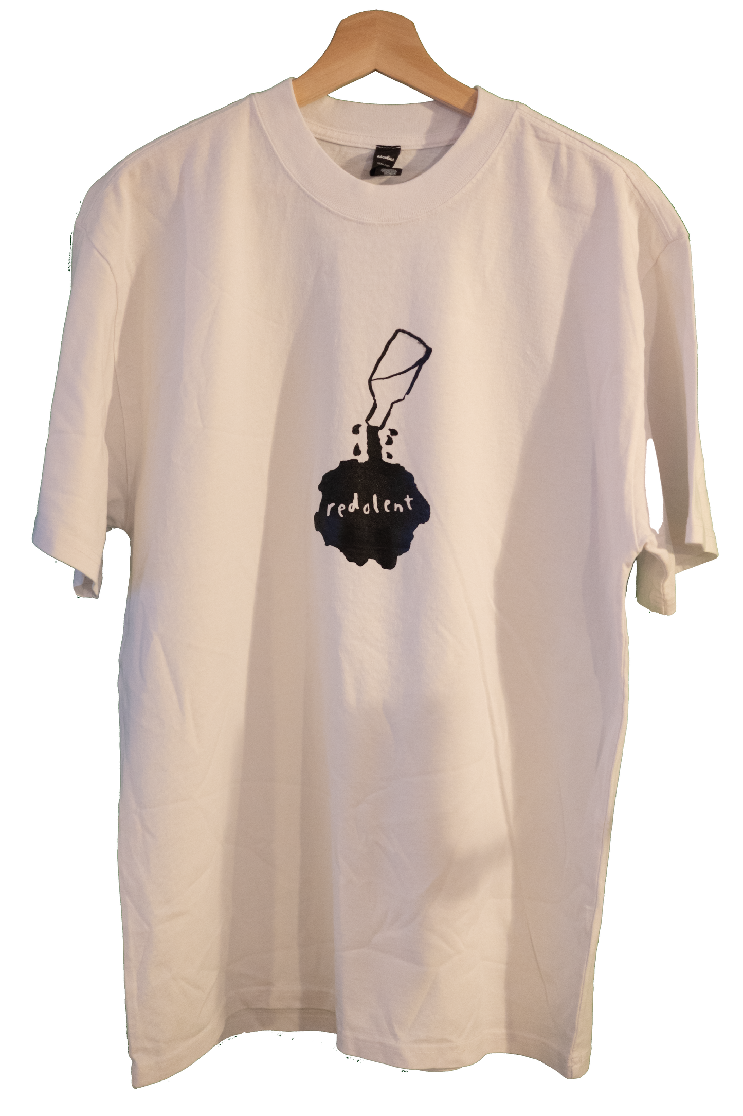 redolent bottle oversized T-shirt - white