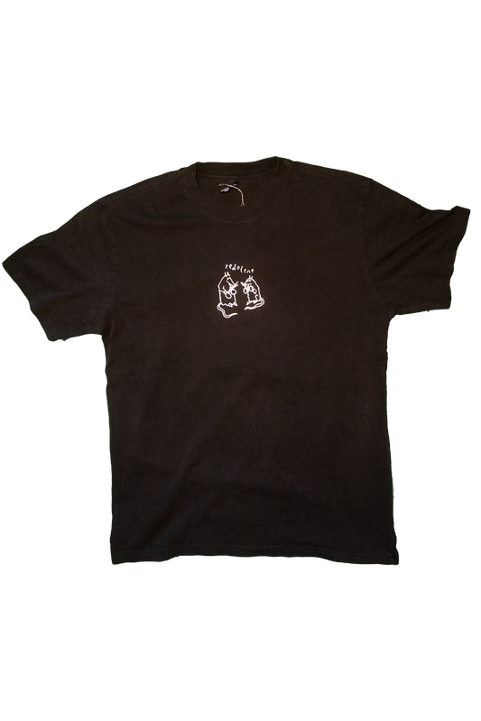 redolent rats oversized T-shirt - black