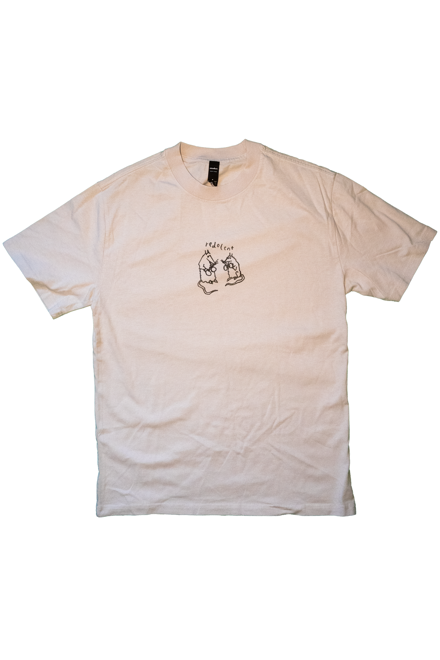 redolent rats oversized T-shirt - faded bone