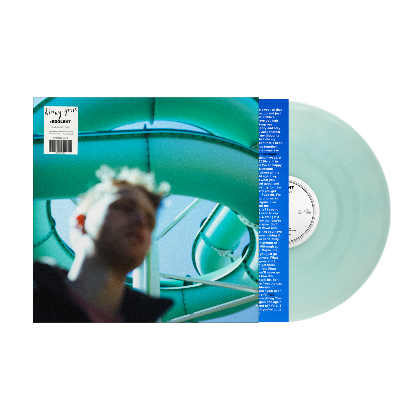 'Dinny Greet' transparent blue vinyl